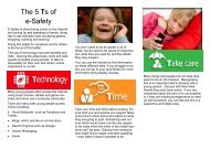 E-safety - parents and carers leaflet