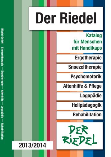 Teil 5 Haptik/Wahrnehmung/Logopädie als pdf - Riedel GmbH