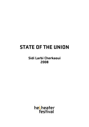 State Of The Union - Sidi Larbi Cherkaoui 2008 - deSingel