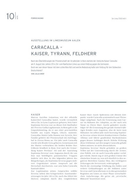 Deutschen Limeskommission 7, 2013, 1 PDF