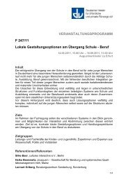 F 247/11 Veranstaltungsprogramm im PDF-Format - Deutscher Verein