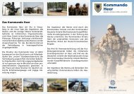 Kommando Heer: Der neue Stab des Inspekteurs ... - Deutsches Heer