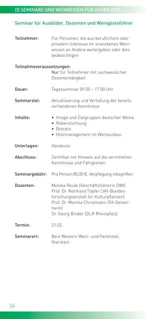 Seminarprogramm 2014.pdf - Deutsches Weininstitut