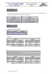 Steigerung der Adjektive Theorie - Toms Deutschseite