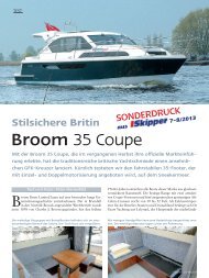 Skipper Test - Broom 35 Coupe - De Vaart Yachting