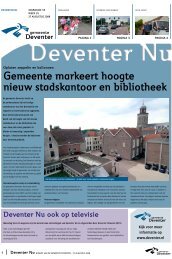 DEVENTER.NL Deventer Nu NIEUWS VAN DE GEMEENTE