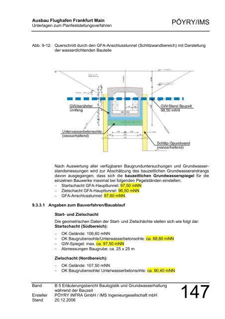 PÖYRY/IMS Ausbau Flughafen Frankfurt Main Planteil B 5 ...