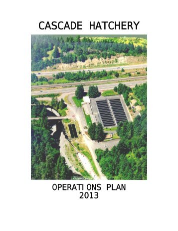 Cascade Hatchery - Oregon Department of Fish and Wildlife