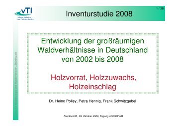 Dr. Heino Polley, vTI