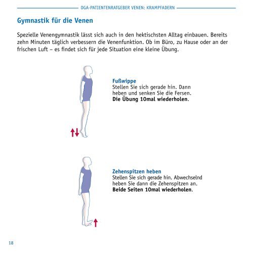 krampfadern - der Deutschen Gesellschaft für Angiologie