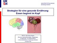 D. Rubin: Strategien für eine gesunde Ernährung: Essen ... - DGEM