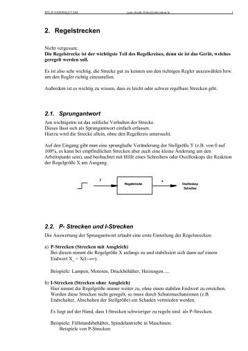 2. Regelstrecken