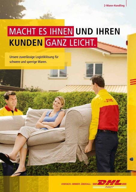 Broschüre DHL 2-Mann-Handling