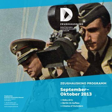 September– Oktober 2013 - Deutsches Historisches Museum