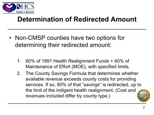 AB 85 – County Savings and Realignment Redirection under ACA