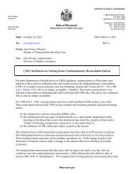 DQA Memo 13-022 - Wisconsin Department of Health Services