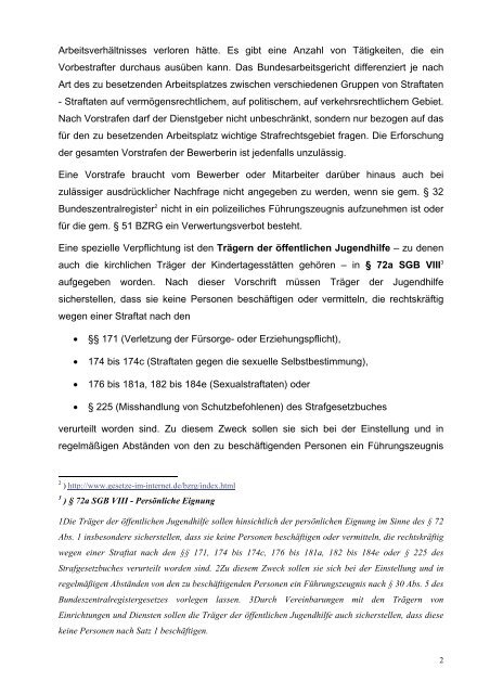 Vorlagepflicht Führungszeugnis - DIAG - MAV Freiburg