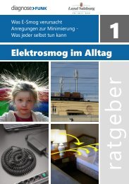 Elektrosmog im Alltag - Diagnose-Funk