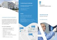 Flyer Radiologie (PDF) - AGAPLESION DIAKONIE KLINIKEN KASSEL