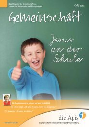 Jesus an der Schule - die Apis