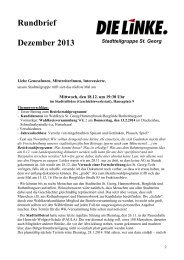 Rundbrief Dezember 2013 - DIE LINKE. Bezirksverband Hamburg ...