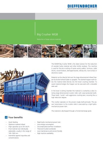 Big Crusher MGB - Dieffenbacher