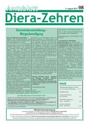 Amtsblatt 08/2013 - Diera-Zehren