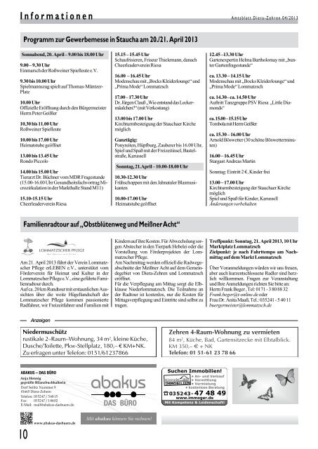 Amtsblatt 04/2013 - Diera-Zehren