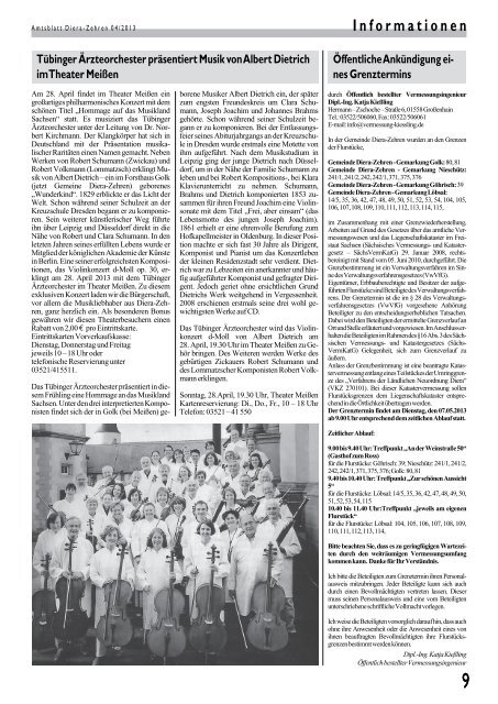 Amtsblatt 04/2013 - Diera-Zehren