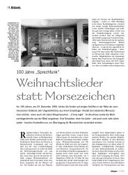 SKIPPER – 100 Jahre Sprechfunk - Dietrich Hub