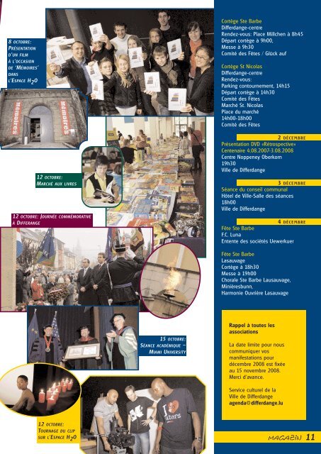 Numéro 11(novembre) - Differdange