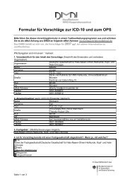 und Hals-Chirurgie ( DGHNOKHC ) Entnahme von Ohrknorpel - DIMDI