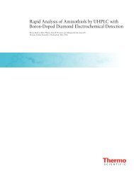Rapid Analysis of Aminothiols by UHPLC with Boron ... - Dionex