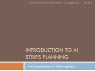 INTRODUCTION TO AI STRIPS PLANNING