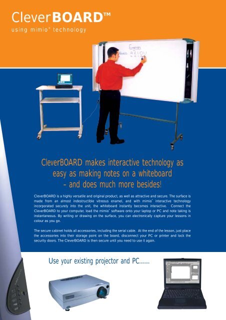 Cleverboardtm - Sahara Presentation Systems