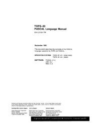 TOPS-20 PASCAL Language Manual - Bitsavers