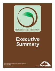 Executive Summary - City of Des Moines