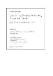 Gold and Power in Ancient Costa Rica, Panama ... - Dumbarton Oaks