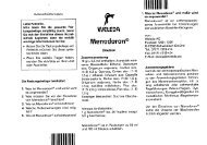 Beipackzettel Menodoron Dilution - DocMorris