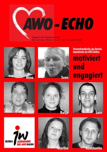 3. Quartal 2004 | Awo-Echo Ausgabe 147 - AWO Baden