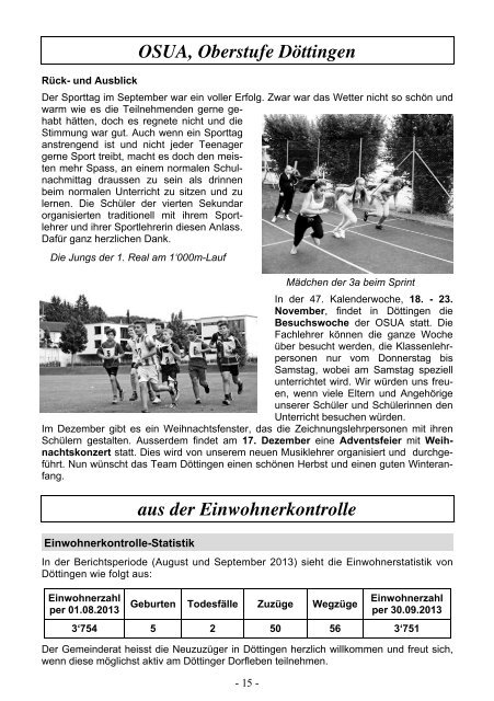 Mitteilungsblatt Nr. 6/2013 - Gemeinde Döttingen