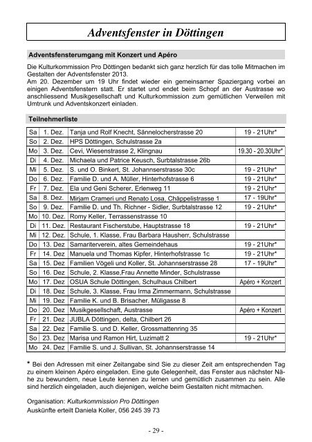 Mitteilungsblatt Nr. 6/2013 - Gemeinde Döttingen