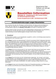 Baustellen-Information - Gemeinde Döttingen