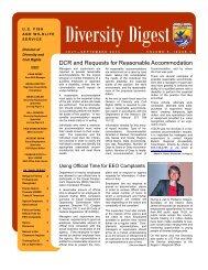 FWS Diversity Digest - July 2013 - US Department of the Interior