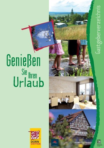 Gastgeberverzeichnis (PDF) - Dornstetten