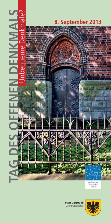Tag des offenen Denkmals 2013 - Stadt Dortmund