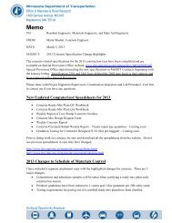 2013 Spec Change Summary Concrete - Minnesota Department of ...
