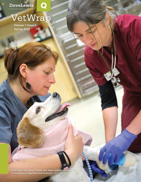 VetWrap Spring 2013 - DoveLewis | Emergency Animal Hospital