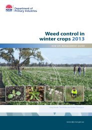 Weed control in winter crops 2013 - NSW Department of Primary ...