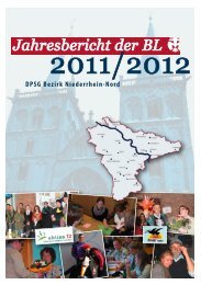 Berichtsheft der Bezirksleitung (PDF) - DPSG Bezirk Niederrhein-Nord